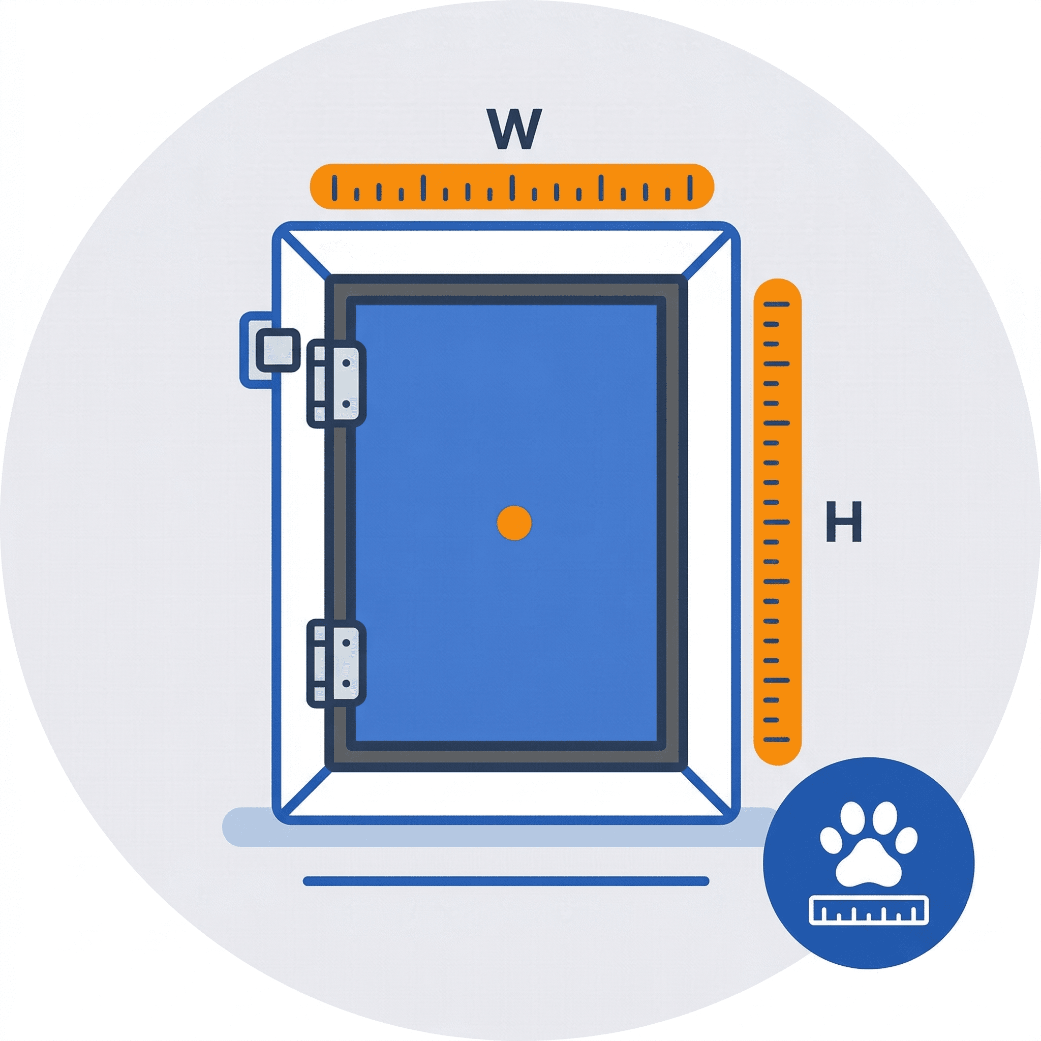 How to measure your pet door for replacement flaps