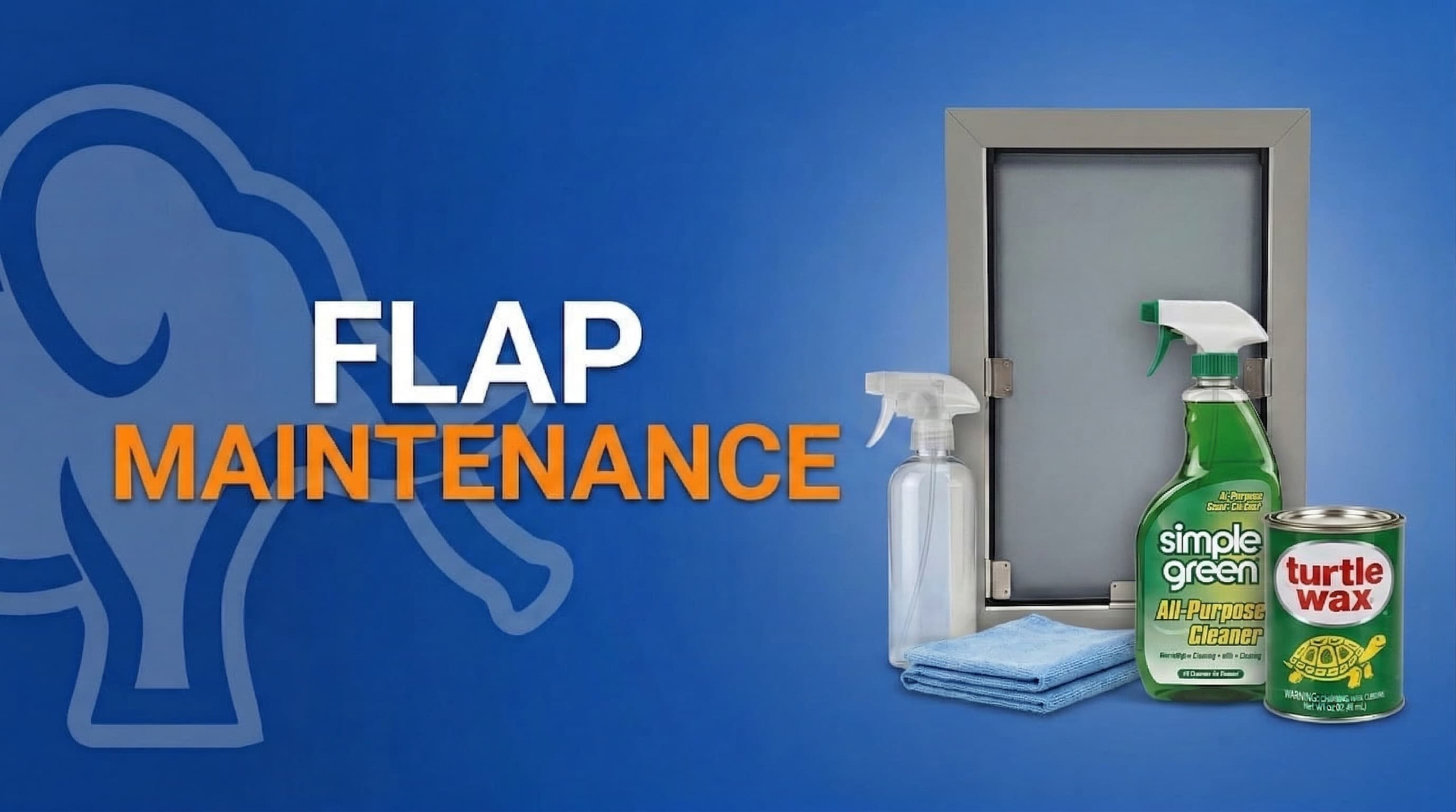Hale Pet Door flap maintenance