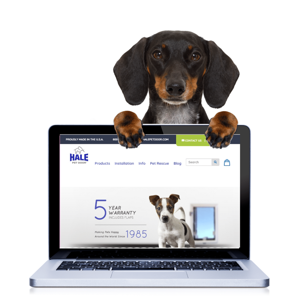 Hale Pet Door Launches New site Hale Pet Door