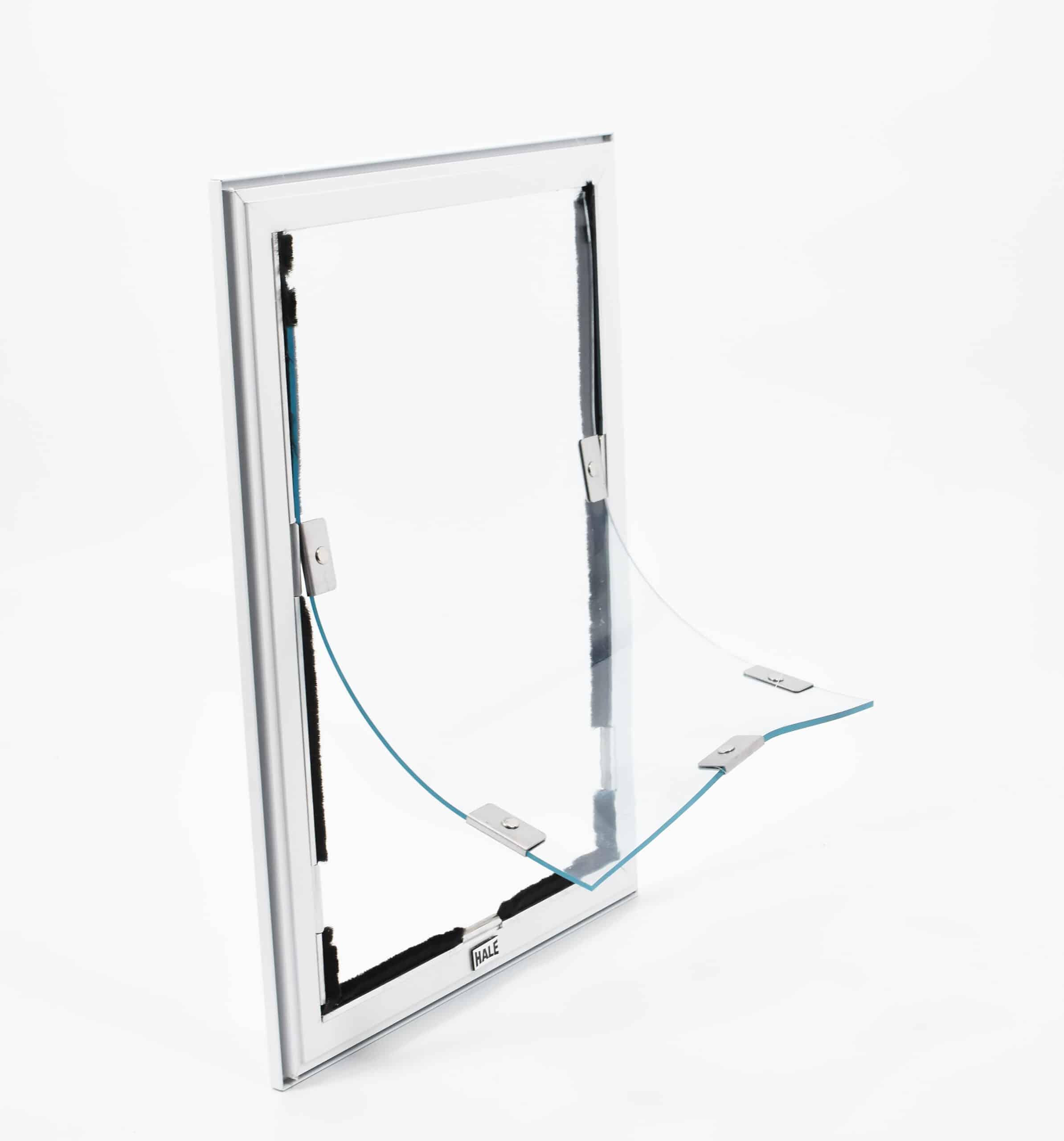 dog door with clear flap