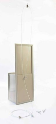 Kennel dog door model designed for secure and efficient use in boarding and kennel facilities