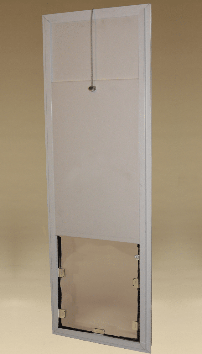 white dog door for kennel frame only