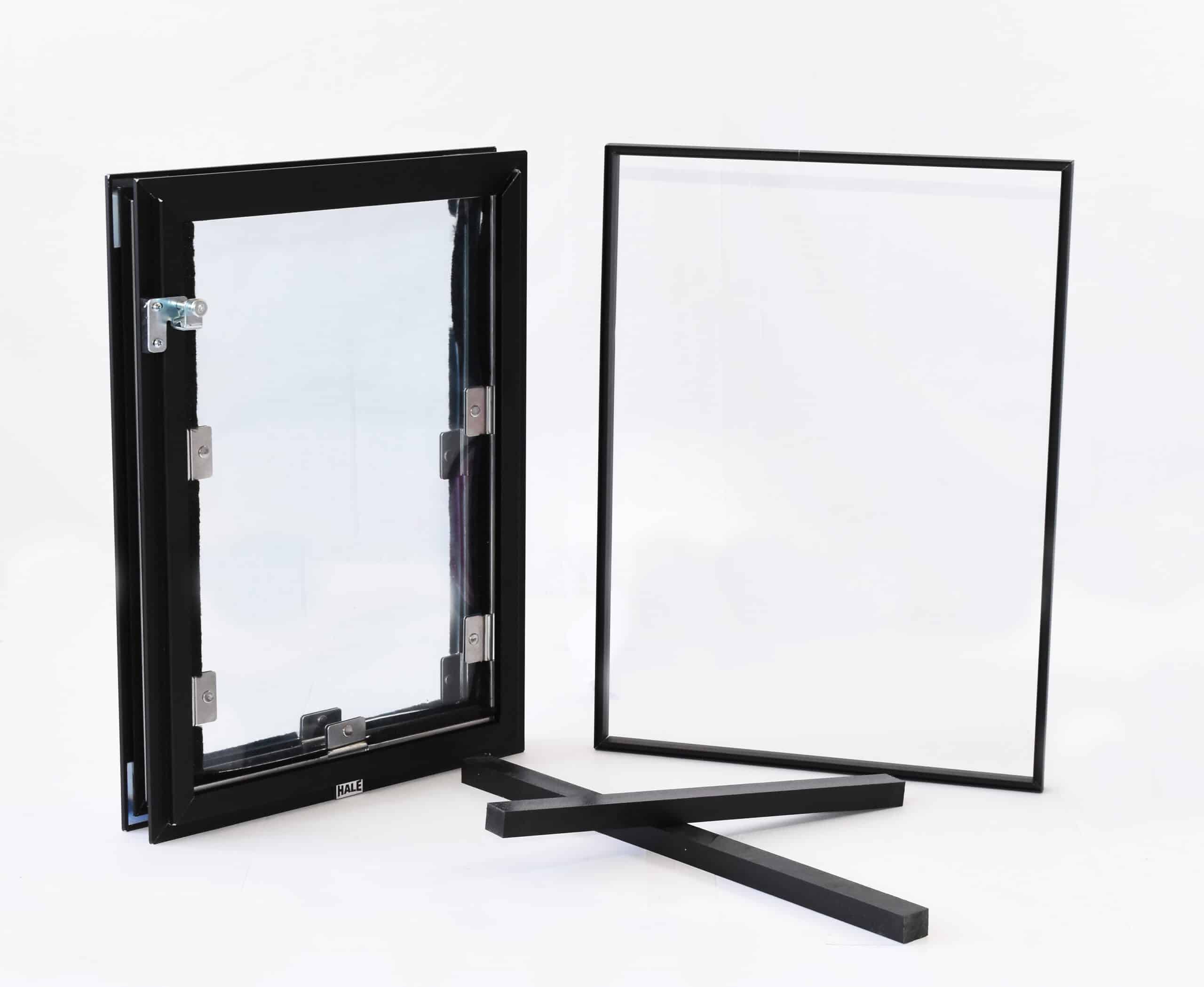 In-Glass Model – Sleek Pet Door Built Into Glass In-glass pet door model installed in a glass door or window panel